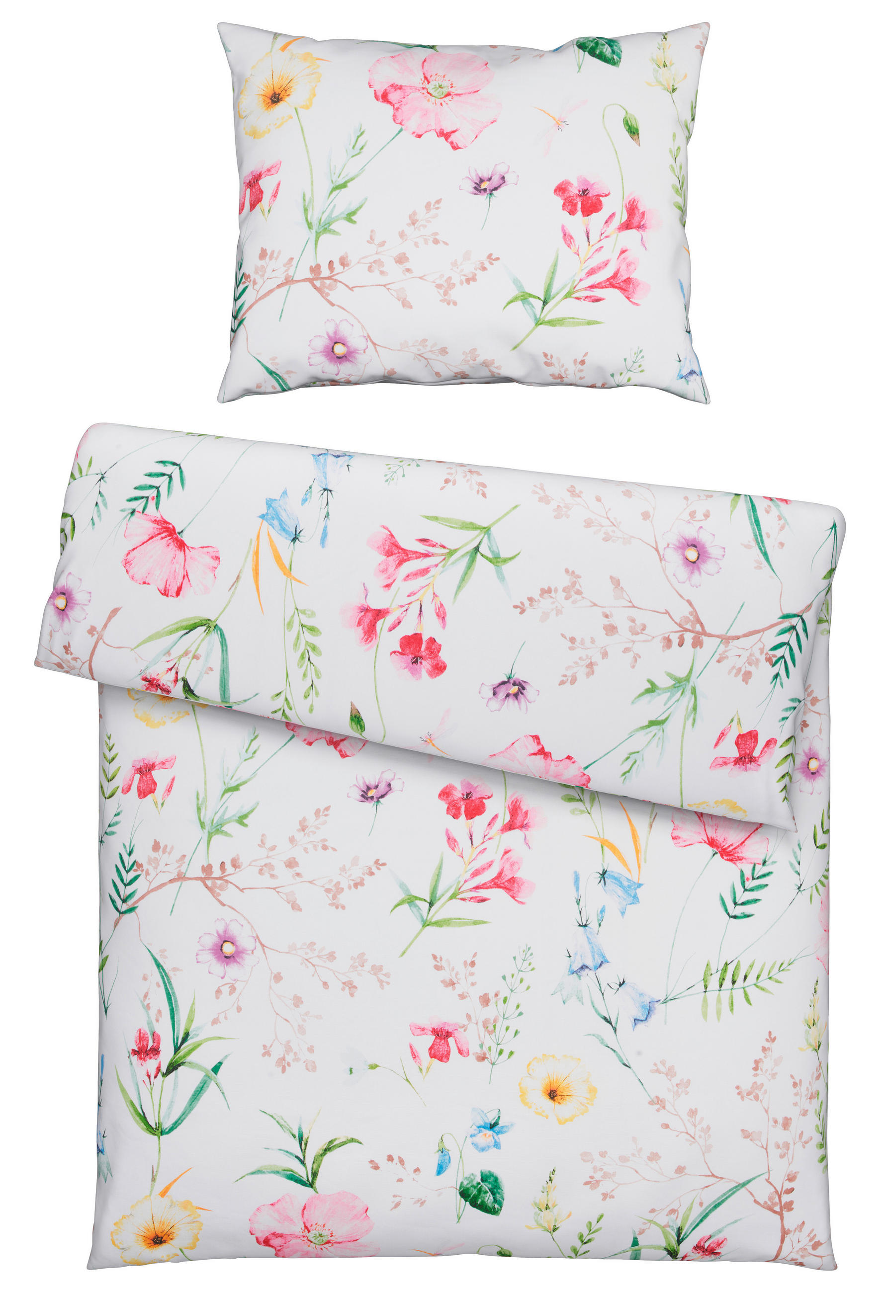 POSTEĽNÁ BIELIZEŇ satén viacfarebná 140/200 cm - viacfarebná, Konventionell, textil (140/200cm) - Esposa