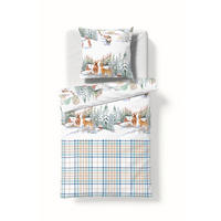 BETTWÄSCHE Aspen Biber 135/200 cm  - Blau, Natur, Textil (135/200cm) - Fleuresse