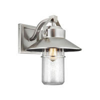 AUßENWANDLEUCHTE Elstead Boynton 31.6/36,5/39 cm   - Grau, KONVENTIONELL, Glas/Kunststoff (31.6/36,5/39cm) - Elstead Lighting