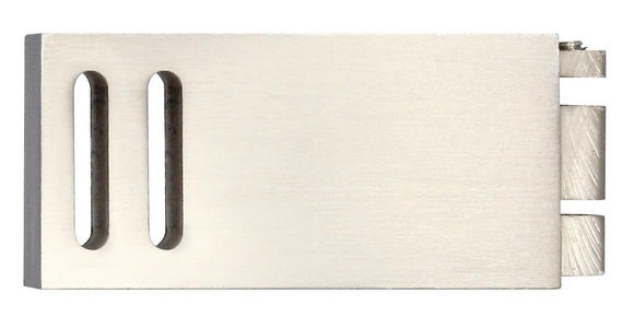 ENDSTÜCK  - Edelstahlfarben, Basics, Metall (32/11cm) - Homeware