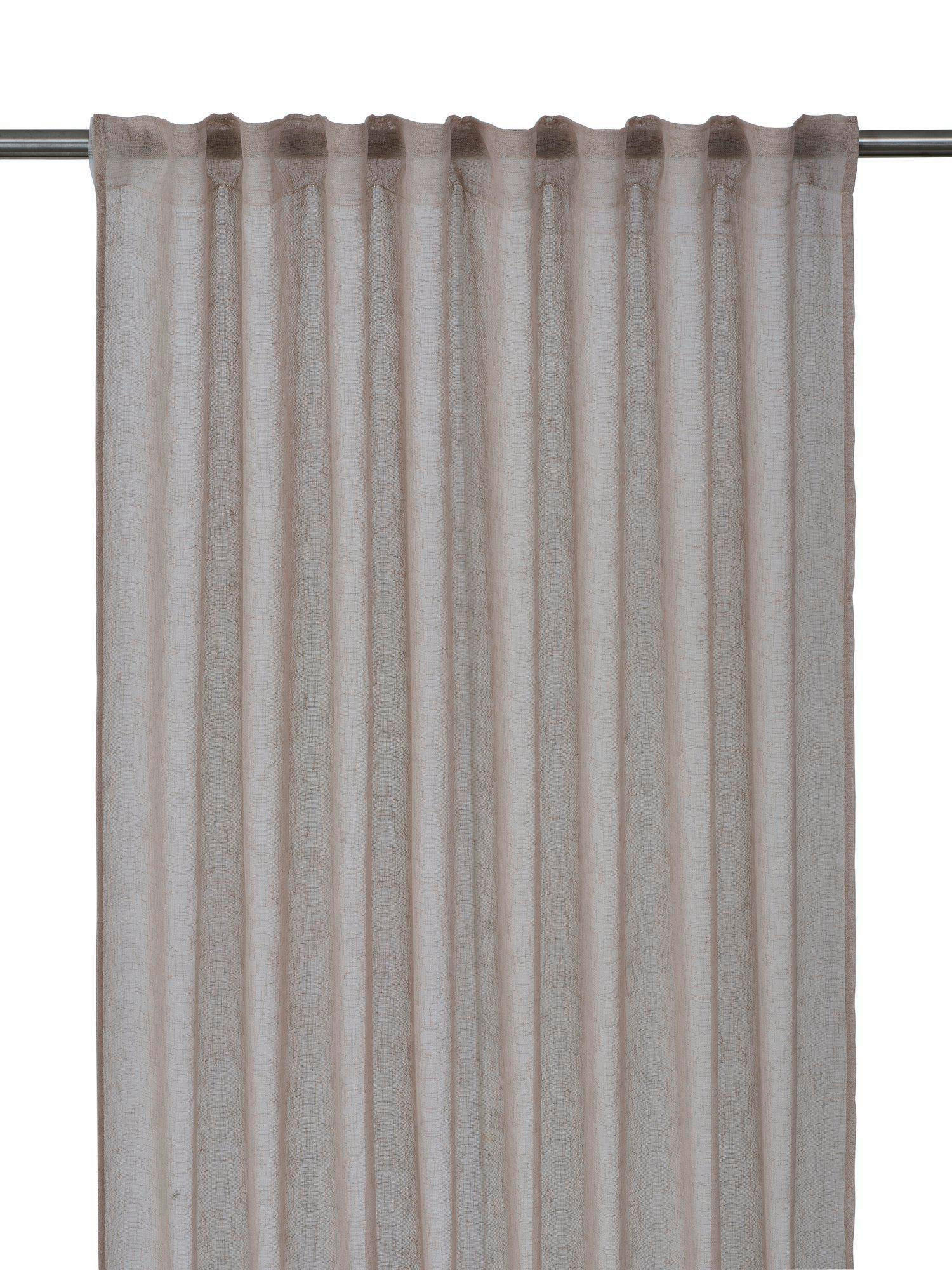 FERTIGVORHANG 2ER SET Diana halbtransparent 140/280 cm   - Beige, Basics, Textil (140/280cm) - Svanefors