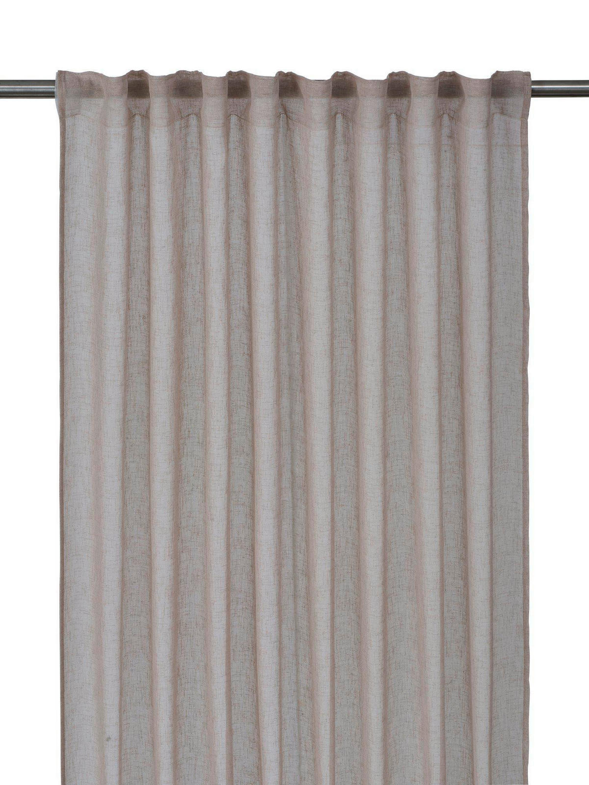 FERTIGVORHANG  halbtransparent   280/300 cm  - Beige, Basics, Textil (280/300cm) - Svanefors