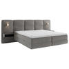 BOXSPRINGBETT 180/200 cm  in Anthrazit  - Anthrazit/Schwarz, Basics, Holz/Holzwerkstoff (180/200cm) - Esposa
