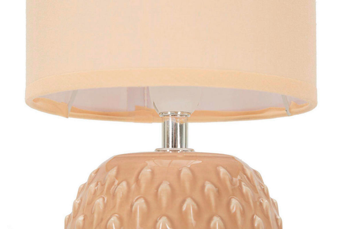 TISCHLEUCHTE   - Naturfarben, Basics, Keramik/Textil (14/27/14cm)