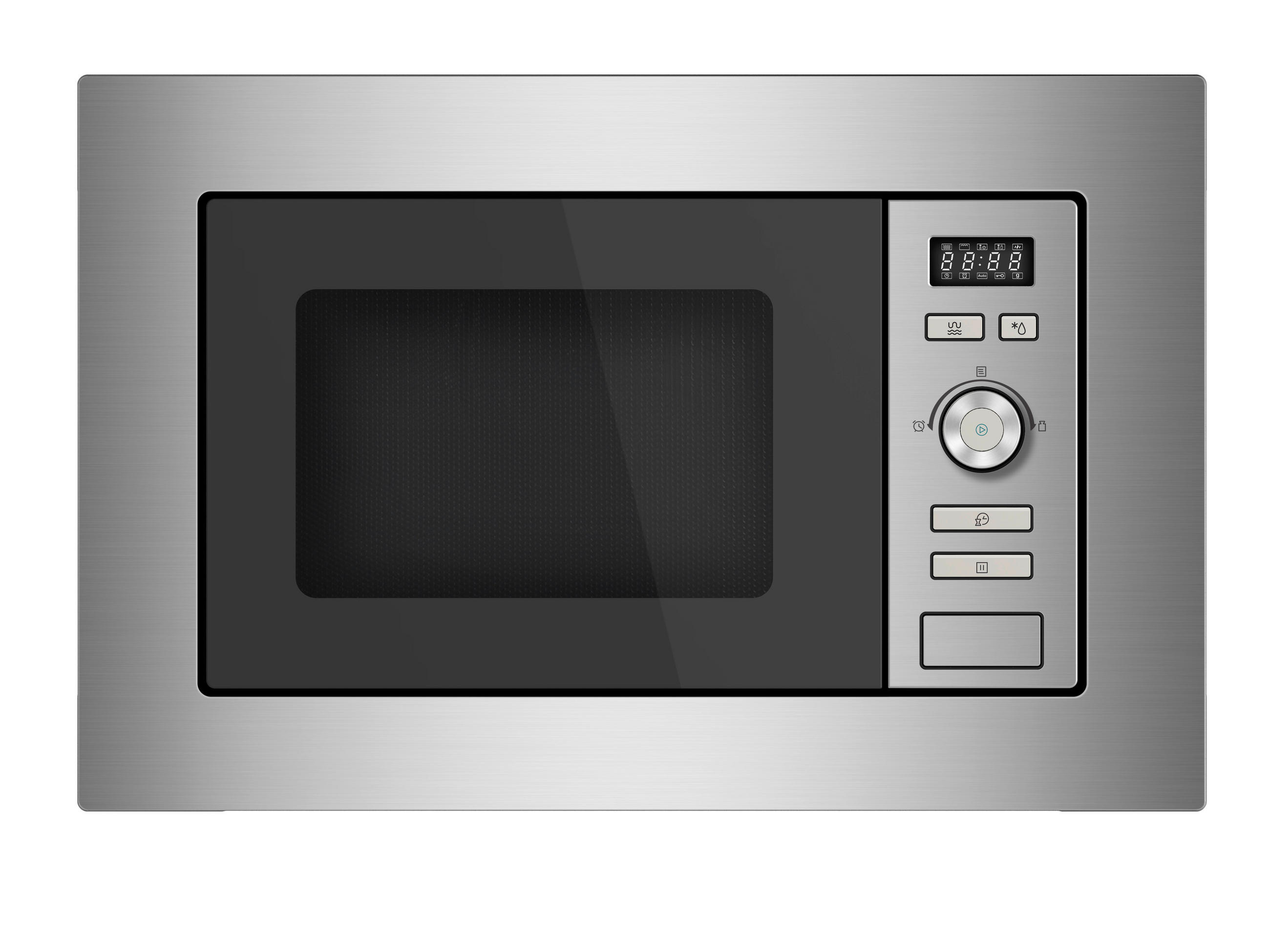 Mikrowelle Nabo Silber 1000 W 5 Leistungsstufen Timefunktion