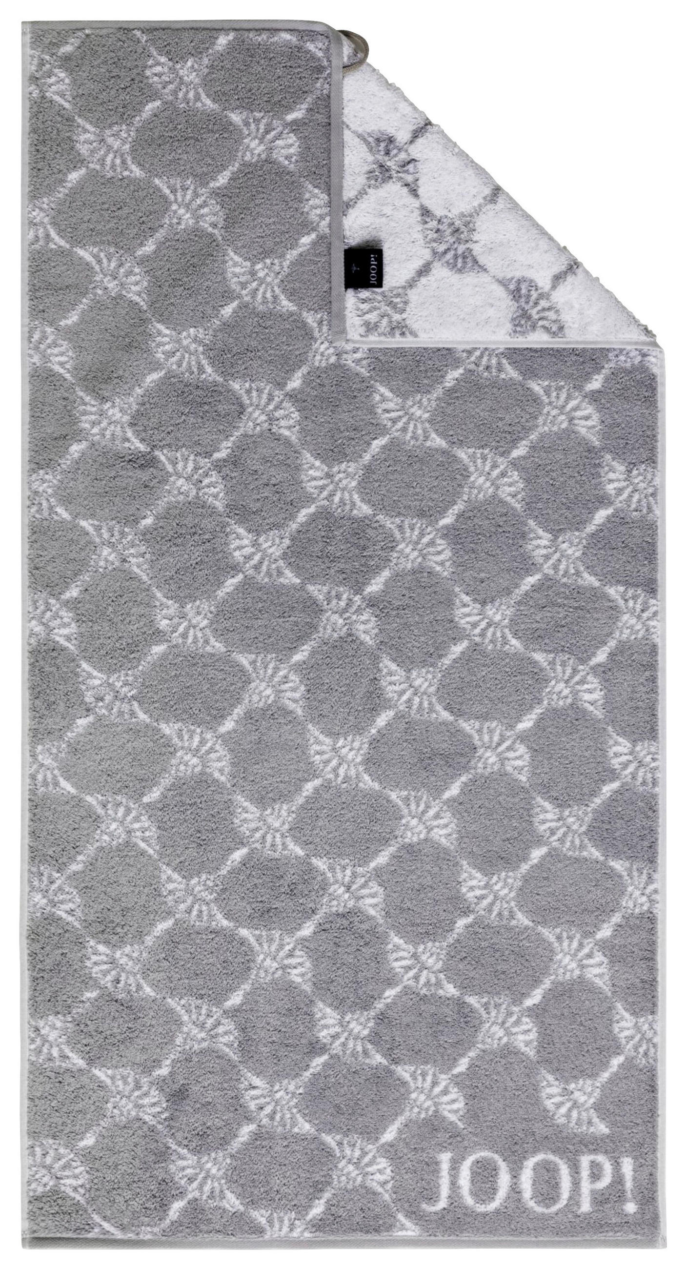 DUSCHTUCH CORNFLOWER 80/150 cm  - Silberfarben, Basics, Textil (80/150cm) - Joop!