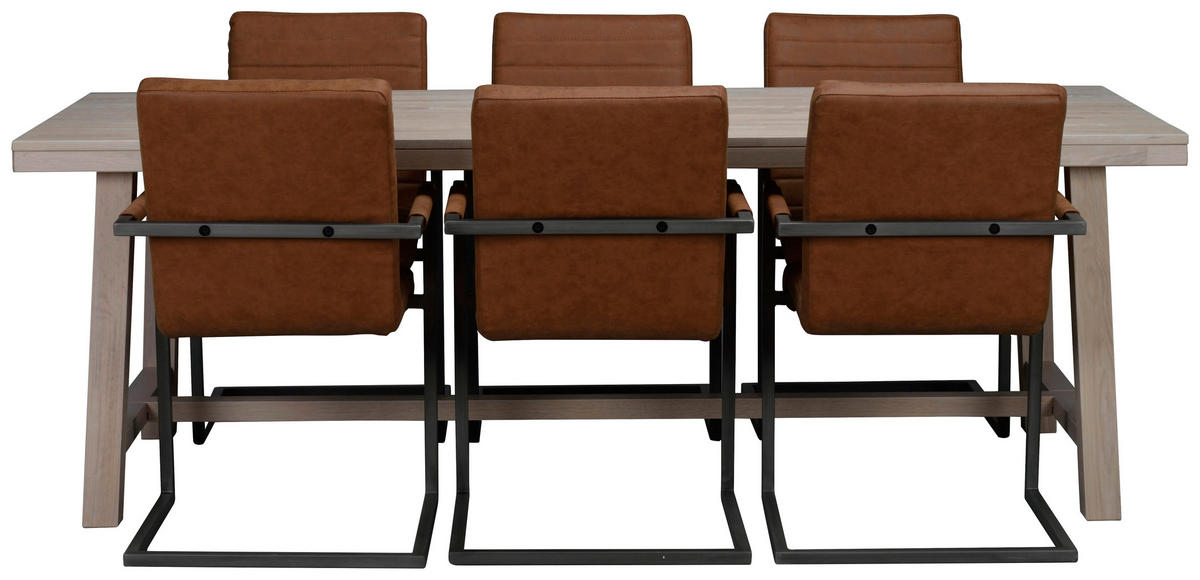 MATBORD i trä 220/95/76 cm   - naturfärgad, Klassisk, trä (220/95/76cm) - Rowico