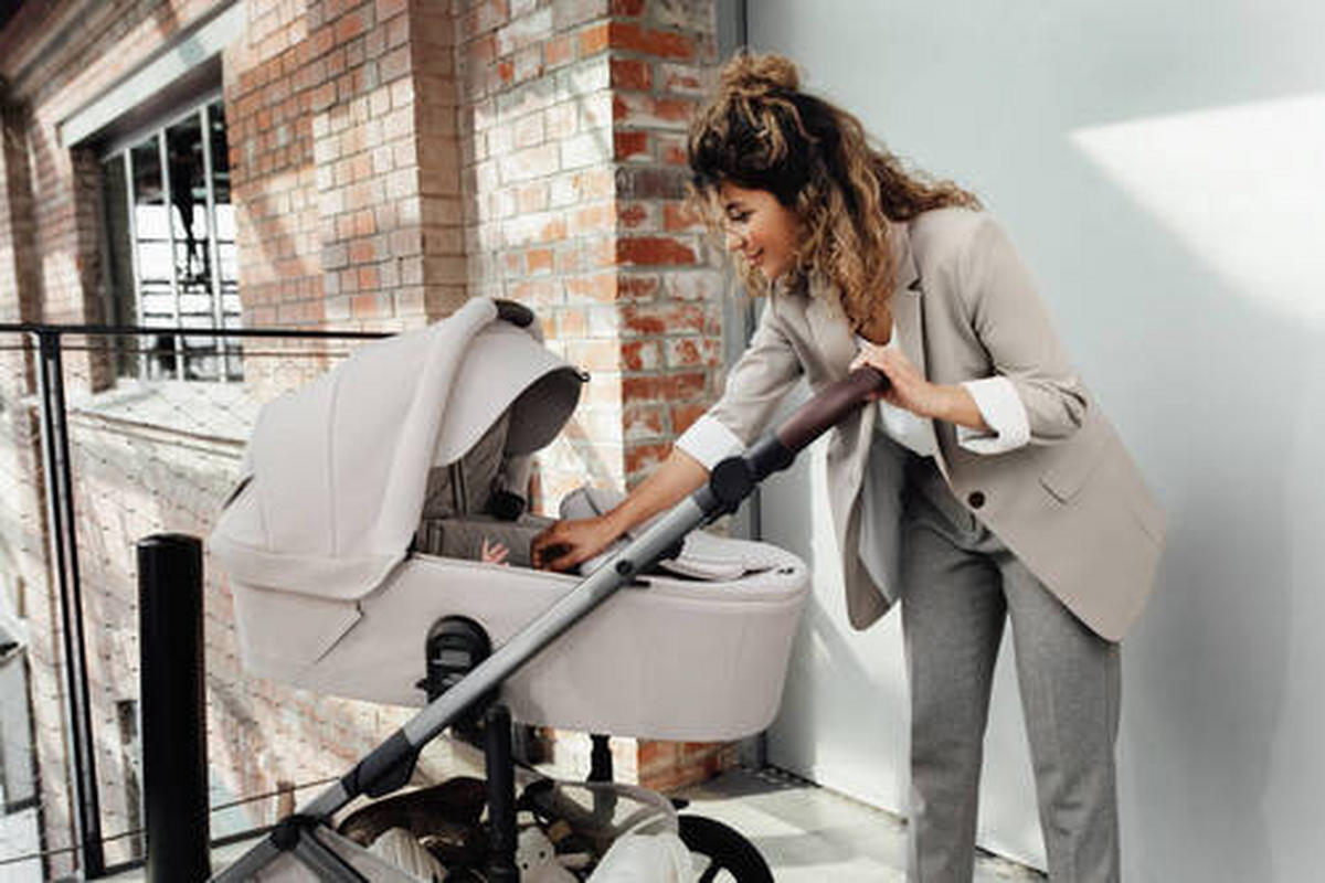 LIEGEWANNE - Creme, Basics, Textil/Metall (20/43/85,5cm) - Britax Römer