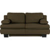 SCHLAFSOFA in Textil Olivgrün  - Wengefarben/Olivgrün, Konventionell, Holz/Textil (203/94/100cm) - Novel