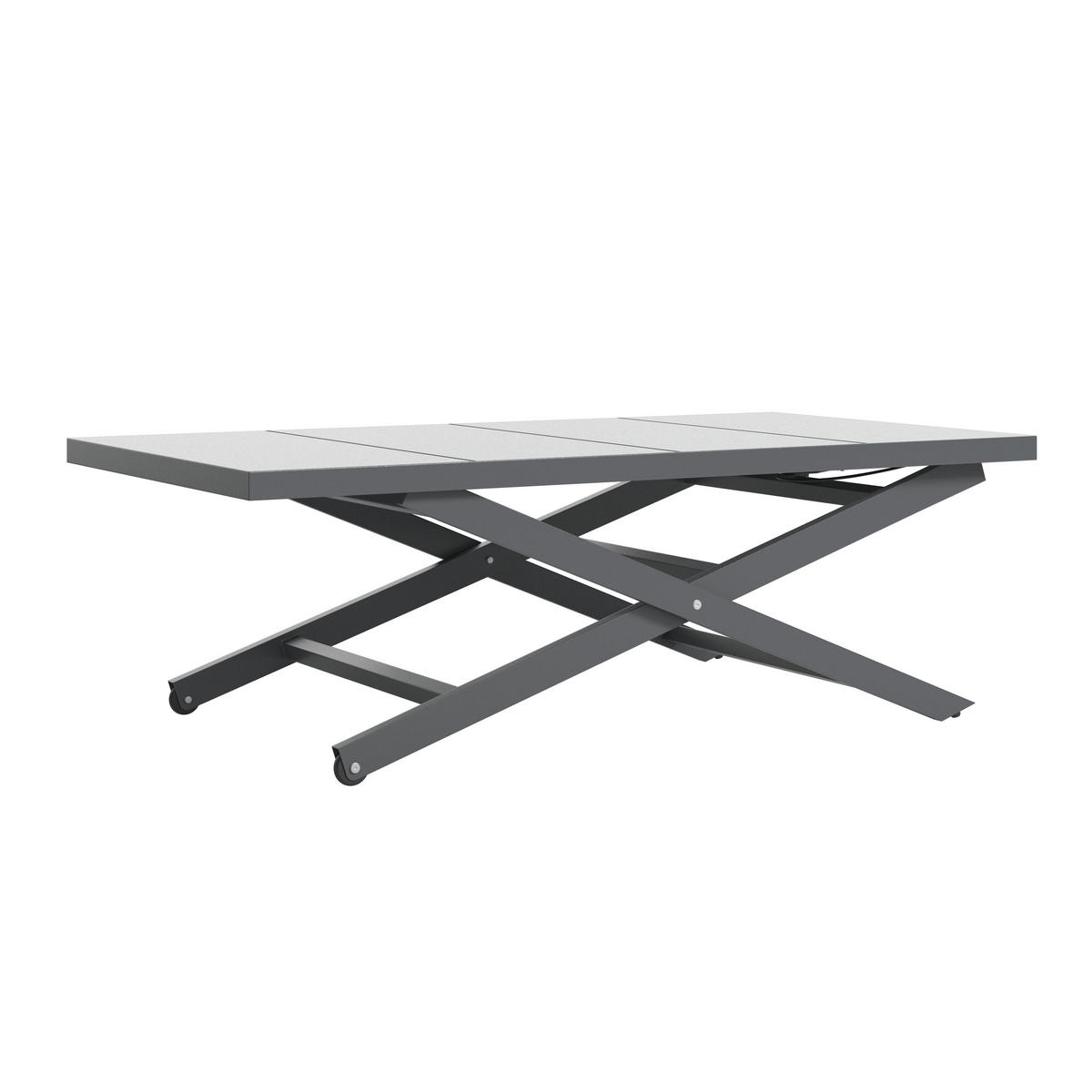 LOUNGE MIZA  - siva, Moderno, kovina (140/40-71/75cm) - Ambia Garden