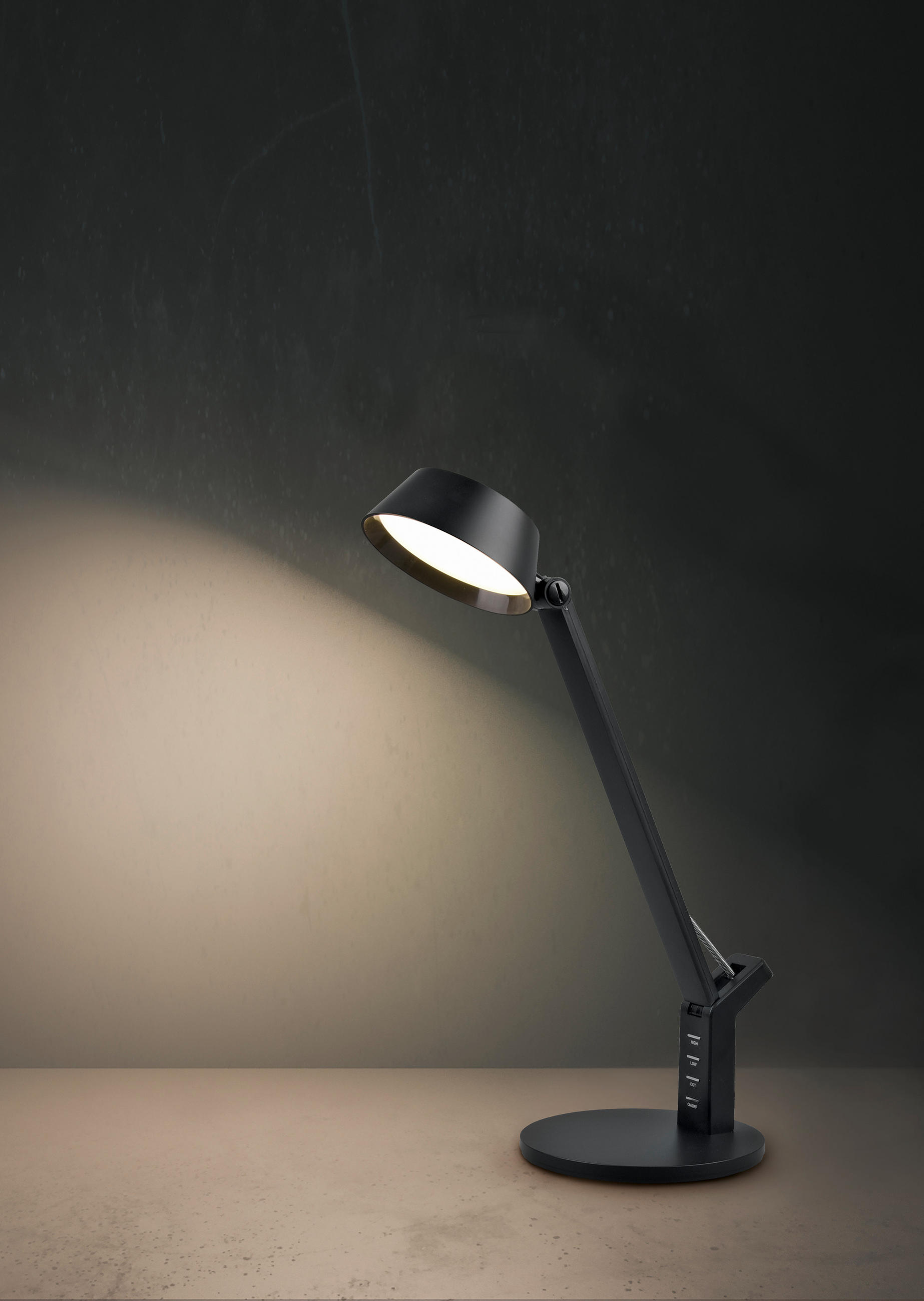 LED-SCHREIBTISCHLEUCHTE   - Schwarz, Basics, Kunststoff (40,4/17,1/30,5cm) - Trio Leuchten
