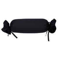 NACKENROLLENBEZUG Giacomo 15/40 cm  - Schwarz, Basics, Textil (15/40cm) - Janine