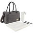 WICKELTASCHE - Weiß/Grau, Design, Textil (40/30/35cm) - Jimmylee WICKELTASCHE - Weiß/Grau, Design, Textil (40/30/35cm) - Jimmylee