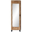 GARDEROBENSCHRANK  in 60/201/38 cm  - Eichefarben/Dunkelgrau, Natur, Holz/Holzwerkstoff (60/201/38cm) - Linea Natura