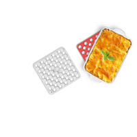 SET PODSTAVKOV ZA POSODO    14/0,8/17 cm                 - rdeča/siva, Basics, umetna masa (14/0,8/17cm) - Joseph Joseph