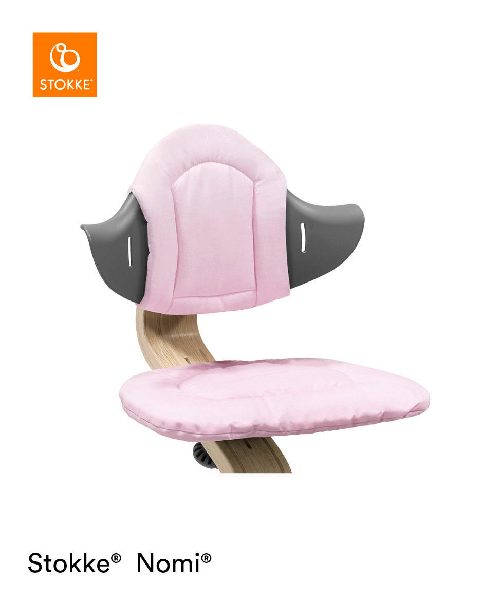 HOCHSTUHLEINLAGE   Pink Fox   Nomi  - Pink/Grau, Basics, Textil (40/25/1cm) - Stokke