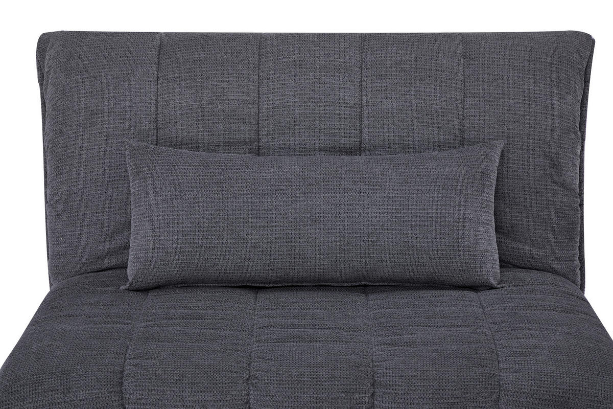 SCHLAFSESSEL Cord Grau    - Schwarz/Grau, Design, Holz/Textil (108/82/102cm) - Stylife