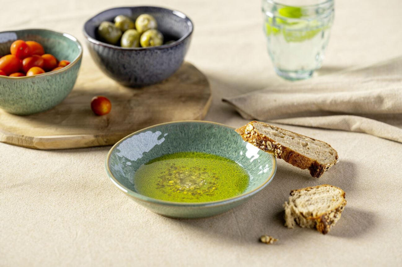 TELLERSET Matera 6-teilig - Grün, LIFESTYLE, Keramik (16,3/3,2/16,3cm) - Leonardo