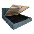 POLSTERBETT Lattenrost, Bettkasten Dunkelblau 160/200 cm  - Schwarz/Dunkelblau, KONVENTIONELL, Holz/Kunststoff (160/200cm) - Carryhome