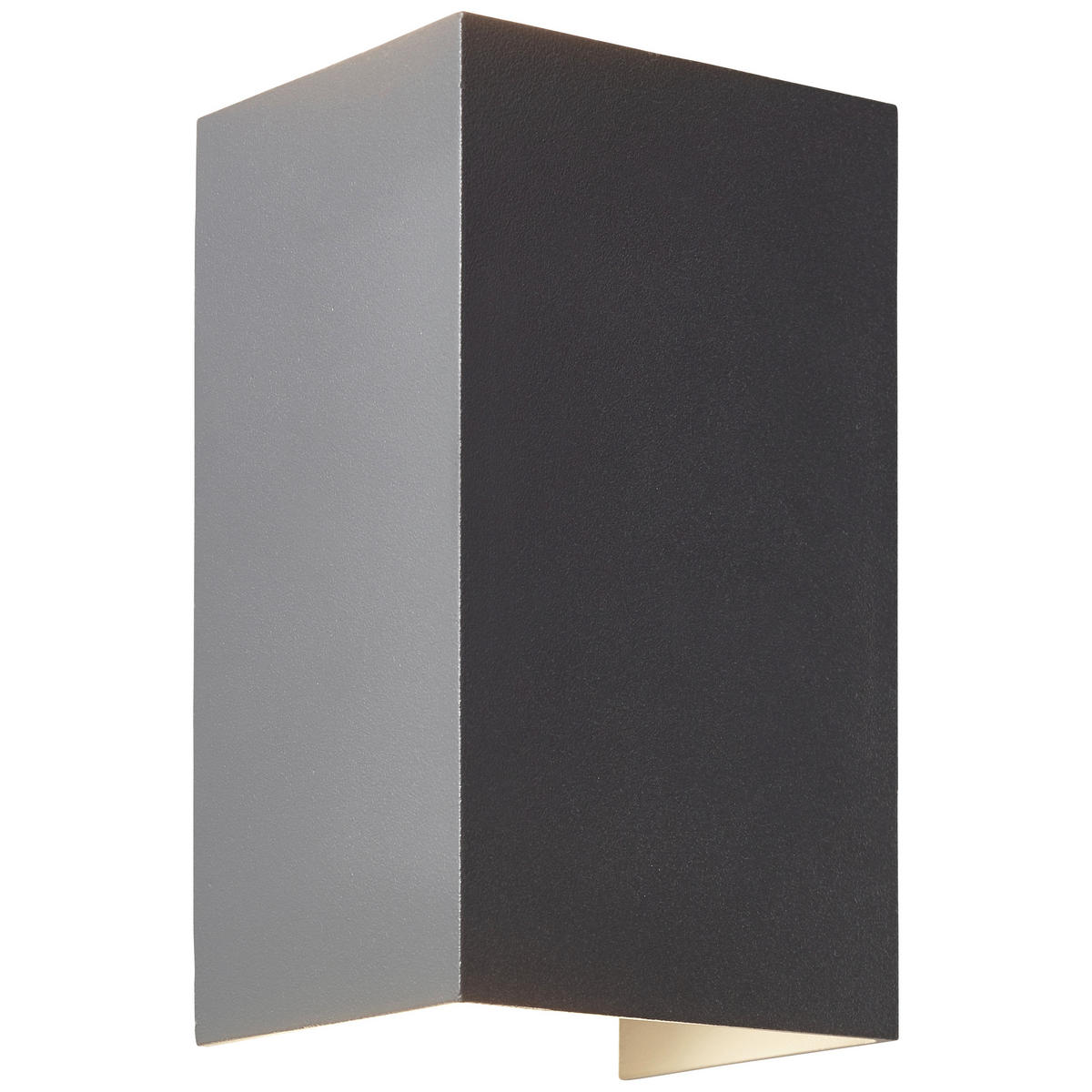 WANDLEUCHTE   - Dunkelgrau, Basics, Glas/Metall (13.6/8/6.8cm) - Brilliant