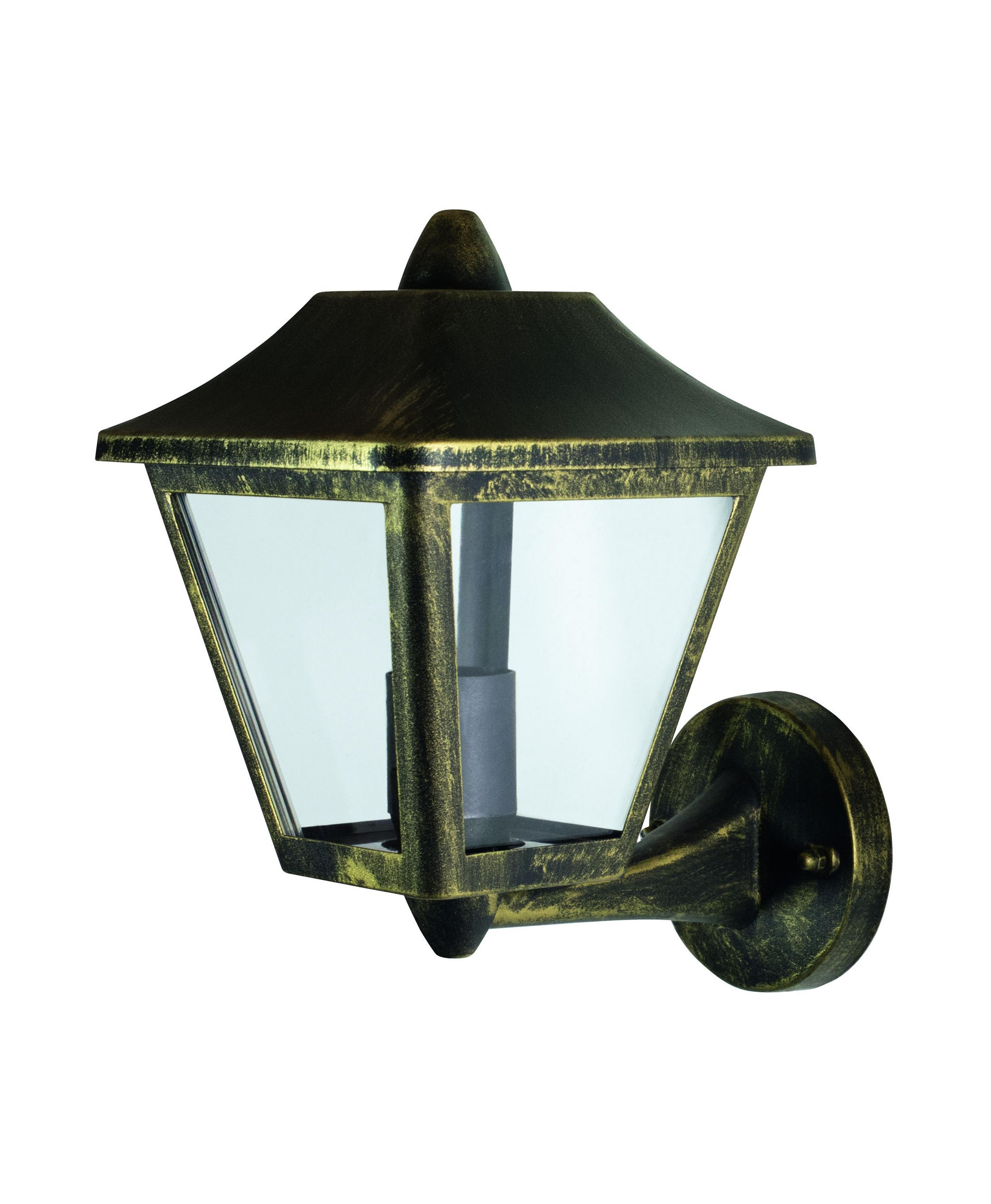 AUßENWANDLEUCHTE 23/17/26 cm   - Goldfarben/Schwarz, Basics, Metall (23/17/26cm) - Ledvance