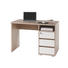 SCHREIBTISCH - Weiß/Sonoma Eiche, KONVENTIONELL, Holzwerkstoff (110/75/65cm) - Xora SCHREIBTISCH - Weiß/Sonoma Eiche, KONVENTIONELL, Holzwerkstoff (110/75/65cm) - Xora
