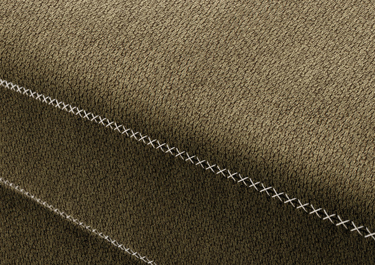 ECKSOFA in Mikrofaser Grün  226/273 cm  - Eichefarben/Beige, Natur, Holz/Textil (226/273cm) - Beldomo System