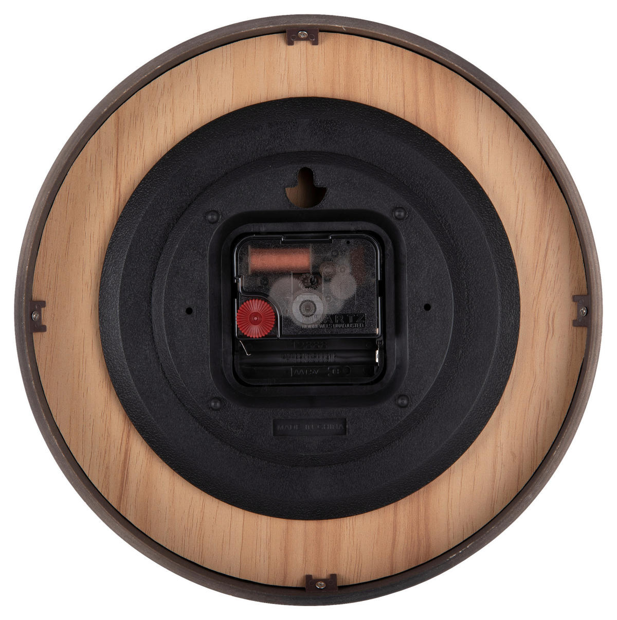 WANDUHR  Grau  - Grau, Basics, Holz (22/22/4,5cm) - Karlsson
