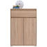 KOMMODE 80/120/48 cm - Alufarben/Sonoma Eiche, Design, Holzwerkstoff/Kunststoff (80/120/48cm) - Carryhome KOMMODE 80/120/48 cm - Alufarben/Sonoma Eiche, Design, Holzwerkstoff/Kunststoff (80/120/48cm) - Carryhome