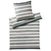 BETTWÄSCHE Covered Comfort Makosatin 135/200 cm  - Grau/Grün, Basics, Textil (135/200cm) - Yes for bed