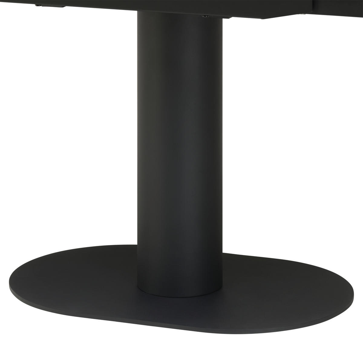 ESSTISCH Anthrazit, Schwarz bootsförmig  ausziehbar  - Anthrazit/Schwarz, LIFESTYLE, Keramik/Metall (120-178/75/77/89cm) - Livetastic