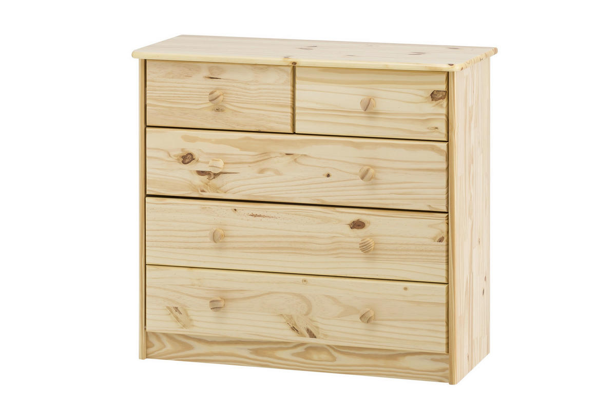 BYRÅ 81/75/35 cm  - naturfärgad, Natur, trä (81/75/35cm) - Livetastic