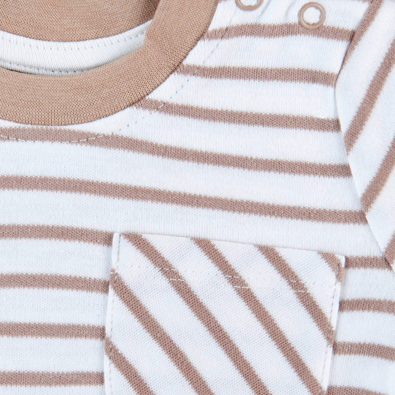 T-SHIRT - Beige/Weiß, Basics, Textil (56null) - Avelia