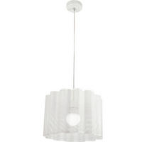 HÄNGELEUCHTE Glicine 40/200 cm   - Weiß, Basics, Metall (40/200cm) - Fabas Luce