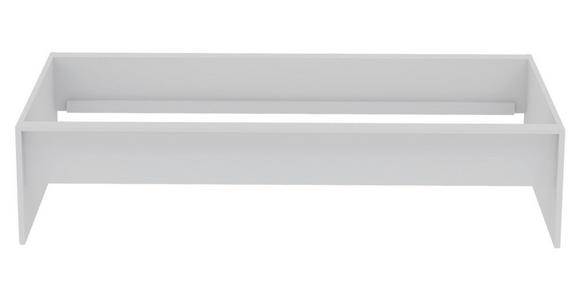 BETTRAHMEN 90/200 cm in Weiß - Weiß, KONVENTIONELL, Holzwerkstoff (90/200cm) - Hom`in