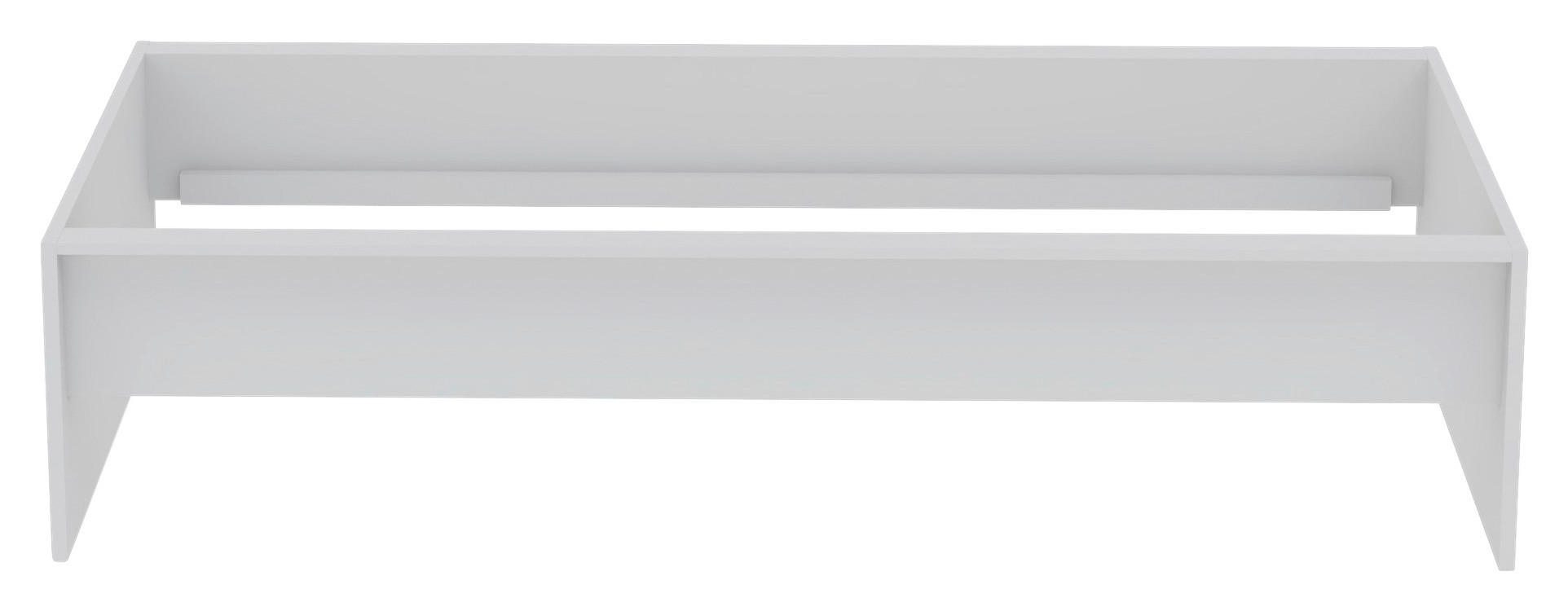 RÁM POSTELE, 90/200 cm - bílá, Konvenční, kompozitní dřevo (90/200cm) - Hom`in
