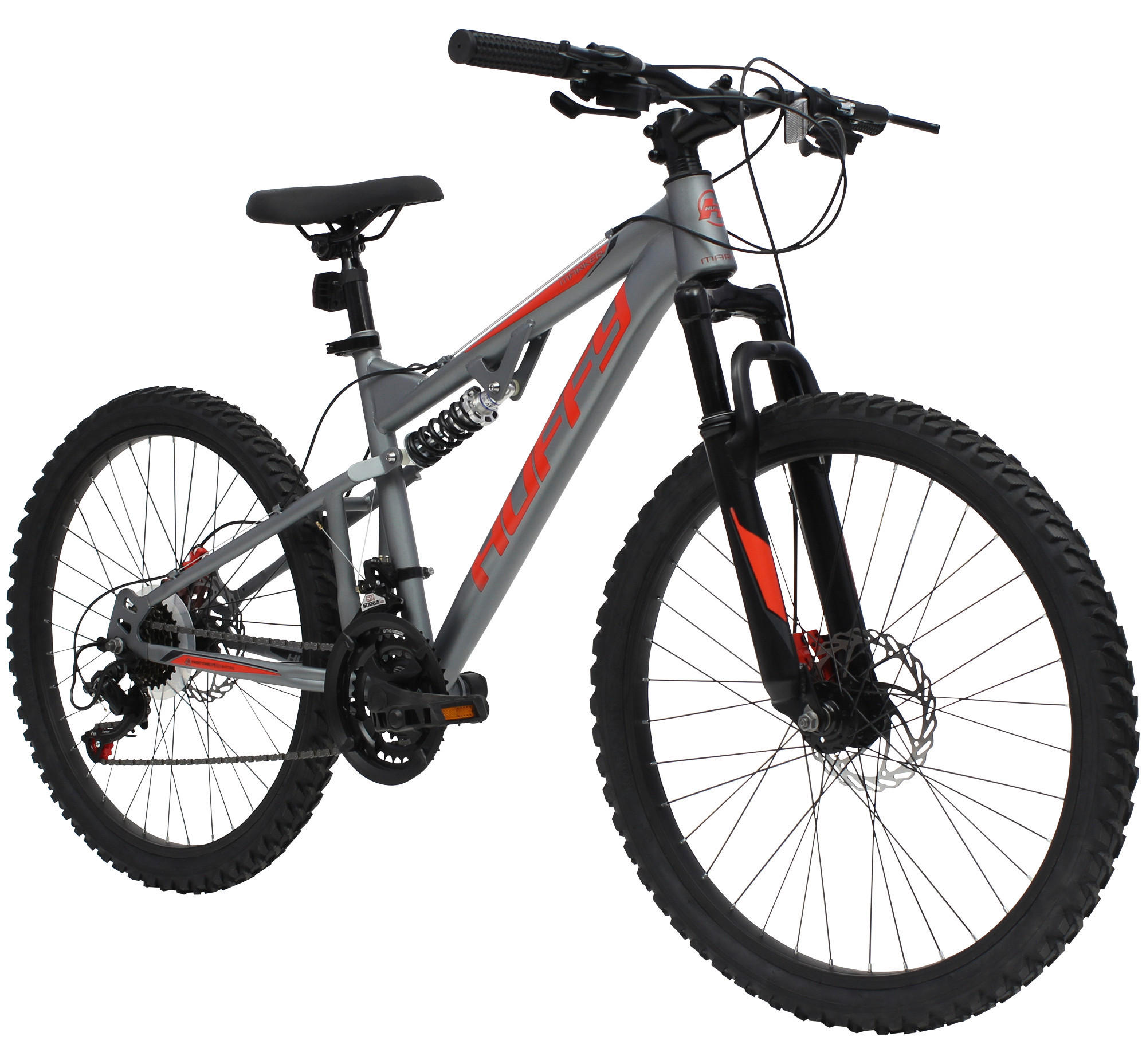MOUNTAINBIKE 24 Zoll Kinder  - Hellgrau, Basics, Metall (68/92/163cm)