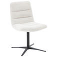 STUHL - Creme/Schwarz, Design, Textil/Metall (52/88/66cm) - Dieter Knoll