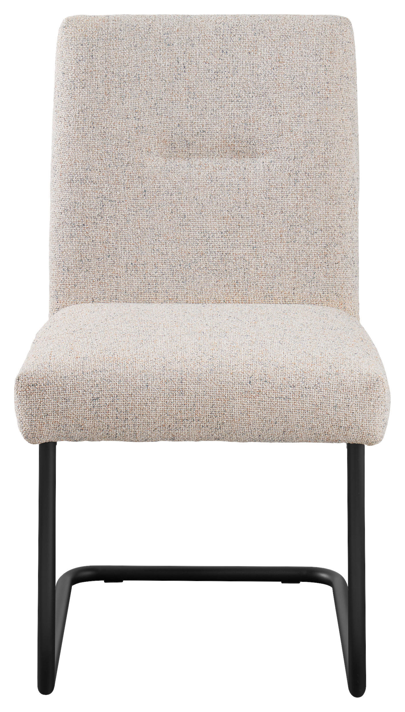 SCHWINGSTUHL  in Eisen Webstoff  - Beige/Schwarz, Design, Textil/Metall (51,5/92,5/65cm) - SetOne by Musterring