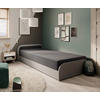 BETT 80/190 cm  in Grau   - Hellgrau/Schwarz, Modern, Holz/Kunststoff (80/190cm) - MID.YOU