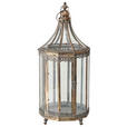 LATERNE - Goldfarben, Trend, Metall (33/31,5/76cm) - Ambia Home