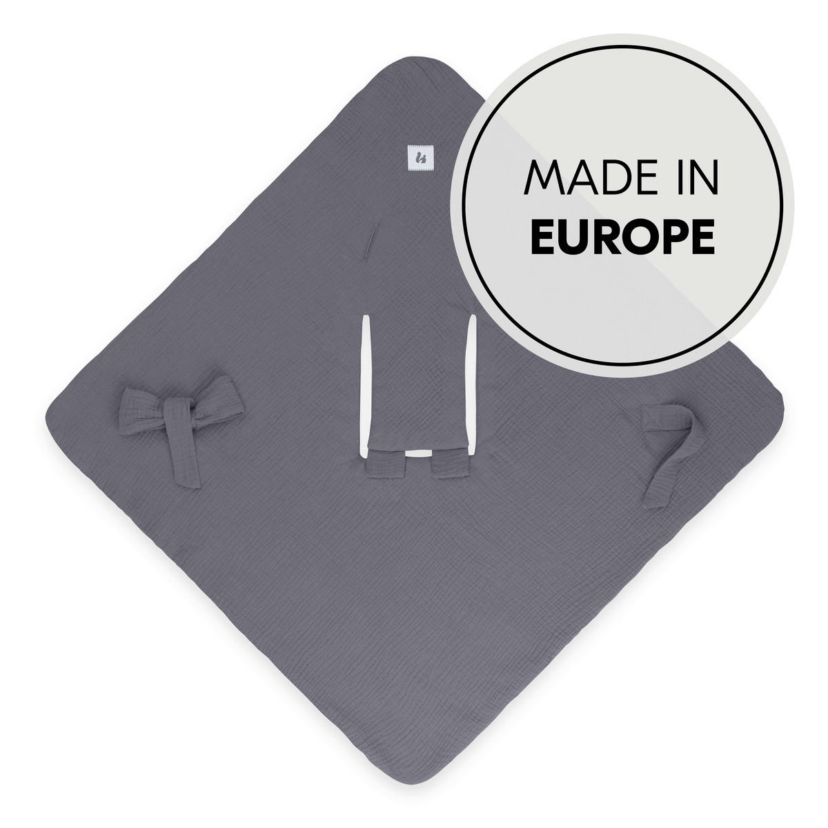 EINSCHLAGDECKE Snuggle so Cosy      - Hellgrau, Basics, Textil (75/0,6/75cm) - Hauck