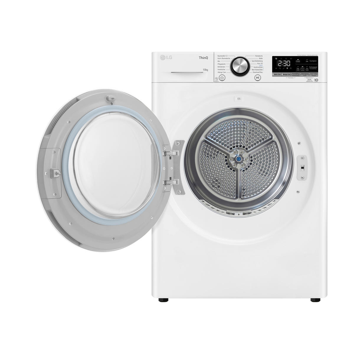 WÄRMEPUMPENTROCKNER V9AYXT  - Weiß, Basics, Metall (60/85/66cm) - LG