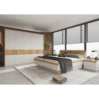 BETT 180/200 cm  in Eichefarben, Hellgrau   - Eichefarben/Hellgrau, Modern, Holz/Holzwerkstoff (180/200cm) - Xora