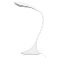 LAMPA NA PÍSACÍ STÔL, dotykový stmievač, 22/17/37,5 cm - biela, Basics, plast (22/17/37,5cm) - Novel