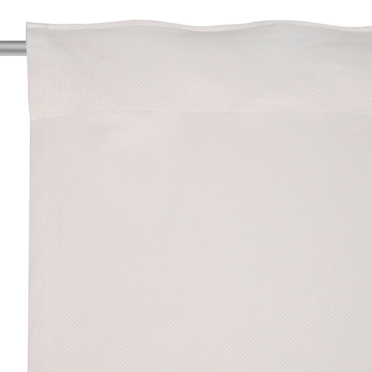 GARDINLÄNGD halvtransparent  - vit, Klassisk, textil (140/245cm) - Esposa