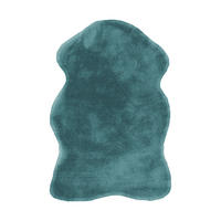 HOCHFLORTEPPICH 60/90 cm Rabbit Sheepskin 225 Türkis Türkis  - Türkis, KONVENTIONELL, Textil (60/90cm)