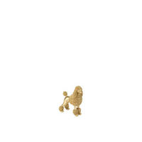 DEKOHUND - Goldfarben, Basics, Kunststoff (23/11/26cm)