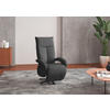 SESSEL in Flachgewebe Dunkelgrau  - Dunkelgrau/Schwarz, KONVENTIONELL, Textil/Metall (74/112/82cm) - Sit & More