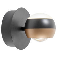 LED-WANDLEUCHTE Orbit 13,5/10 cm   - Schwarz, Design, Metall (13,5/10cm) - Trio Leuchten